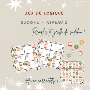 Grilles de sudoku - Noël